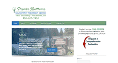 Desktop Screenshot of premierneuropathycenter.com