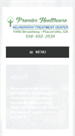 Mobile Screenshot of premierneuropathycenter.com